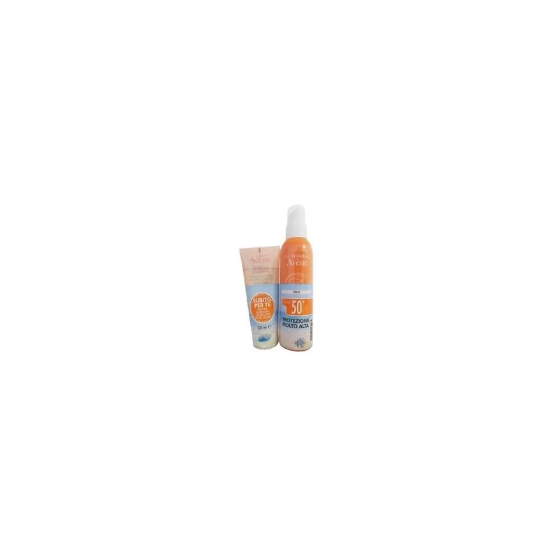 Avène Avene Solare Kit Spray Spf 50+ 200 Ml + Trixera Nutrition Detergente 100 Ml
