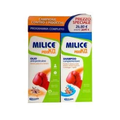 Milice PidoKO Kit Trattamento Antipidocchi Olio + Shampoo + Pettine