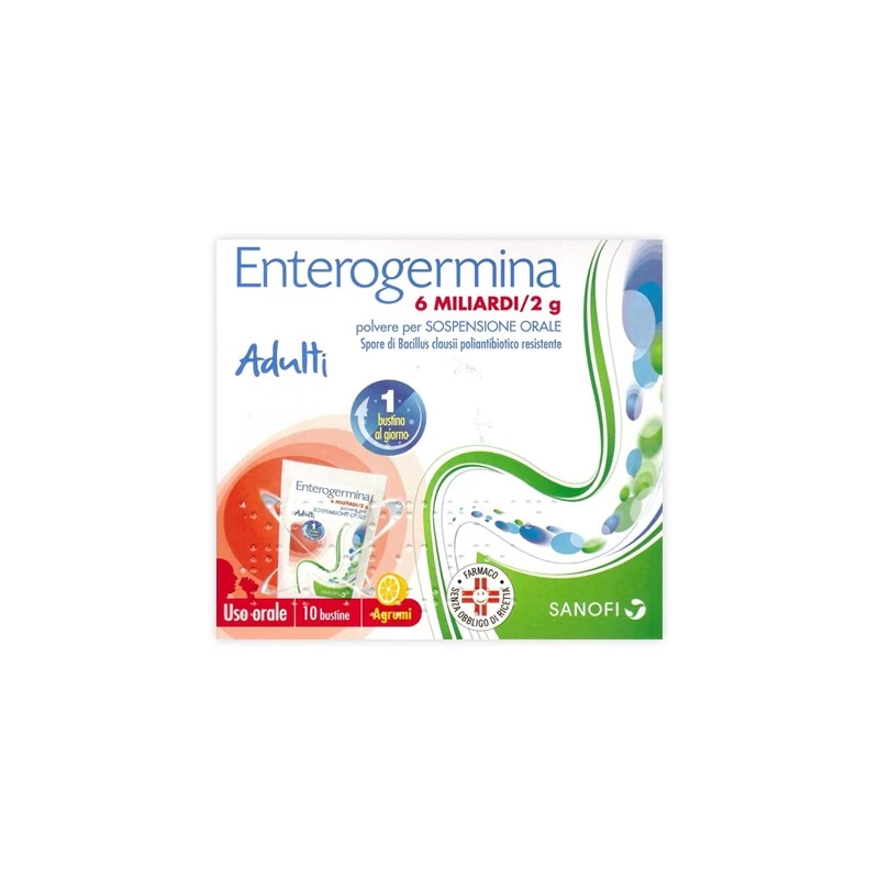 Sanofi Enterogermina Soluzione Orale Soluzione 10 Buste 6 Mld/2 G