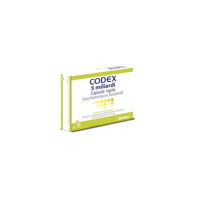 Zambon Italia Codex 20 Capsule 5 Mld 250 Mg
